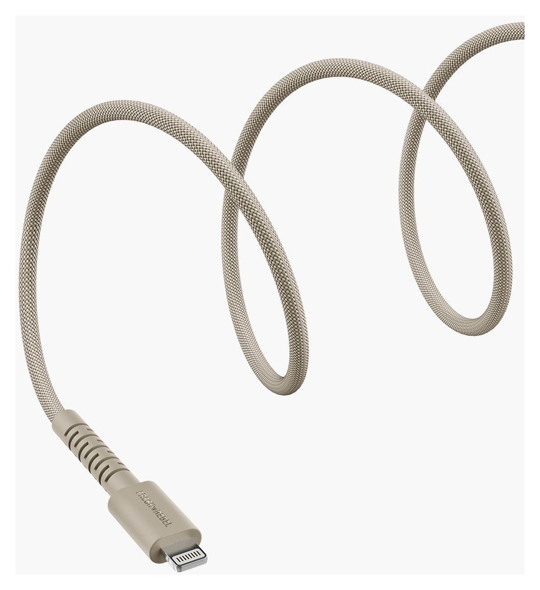 FlexWave Lightning auf USB C Männlich 2 m  (Beige) 