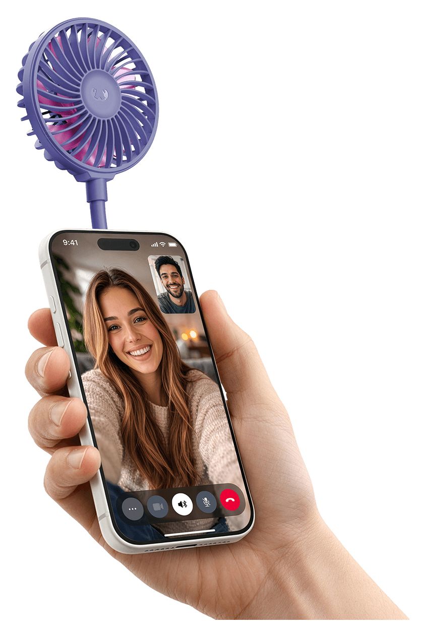 Magnetic Fan Handventilator  (Violett) 