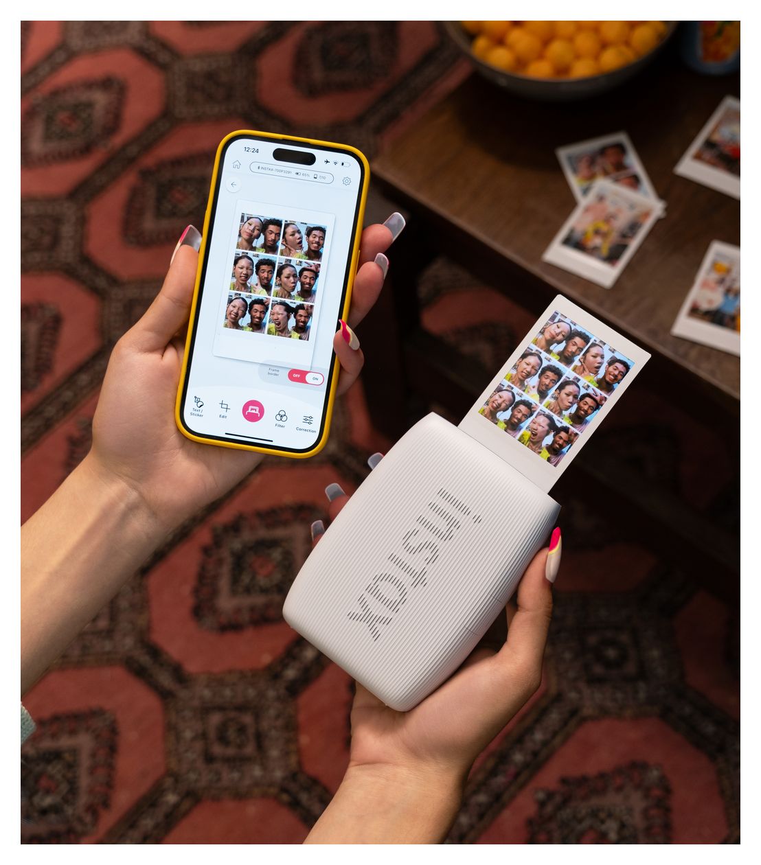 Instax Mini Link3 2.4" x 1.8" (6.2x4.6 cm) Foto Drucker 800 x 600 DPI  (Rose) 