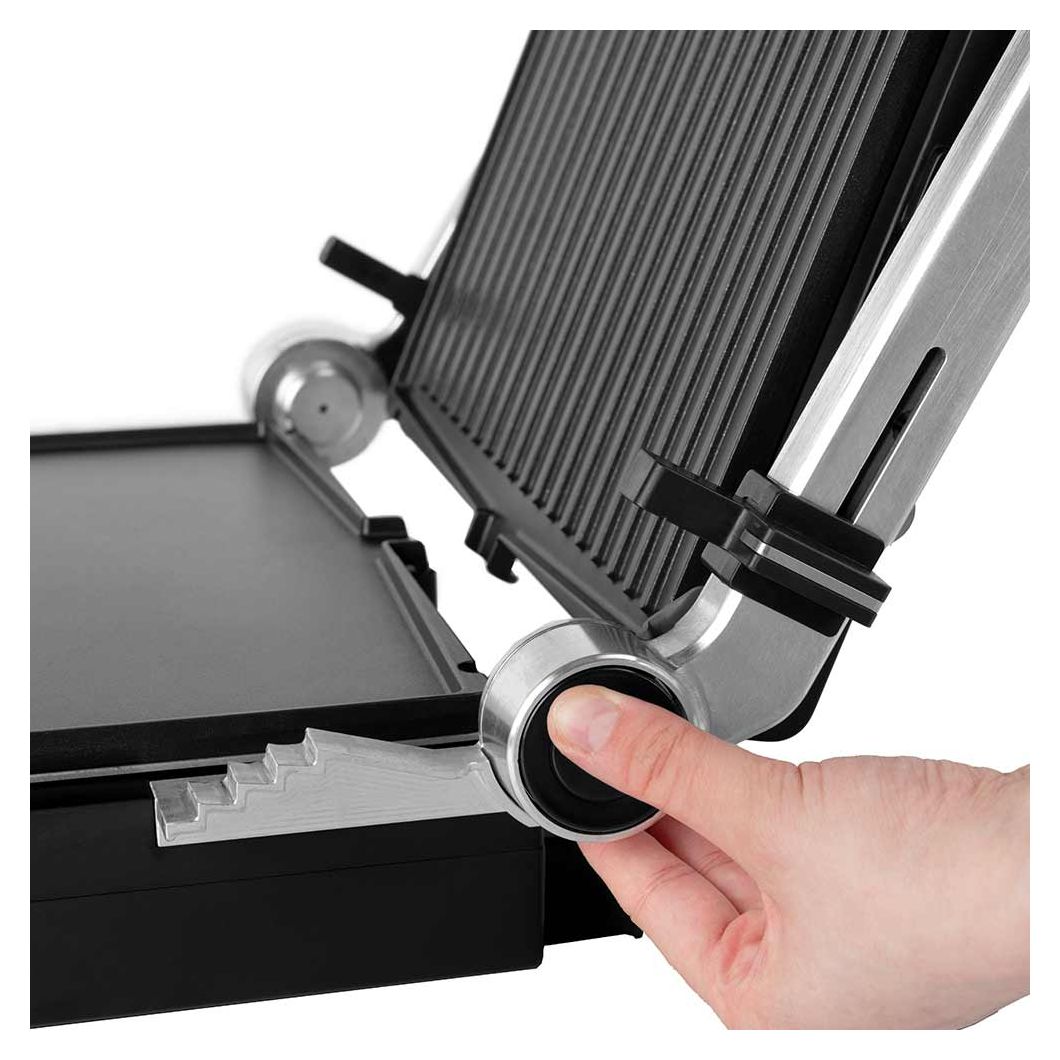 42423 Gourmet Multigrill BBQ Pro Smart 2400 W mit 220 x 290 mm Fläche  (Schwarz, Edelstahl) 