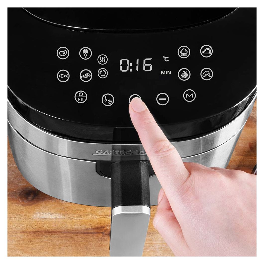42582 Air Pro Heißluftfritteuse 3,7 l 1300 W  (Schwarz, Edelstahl) 