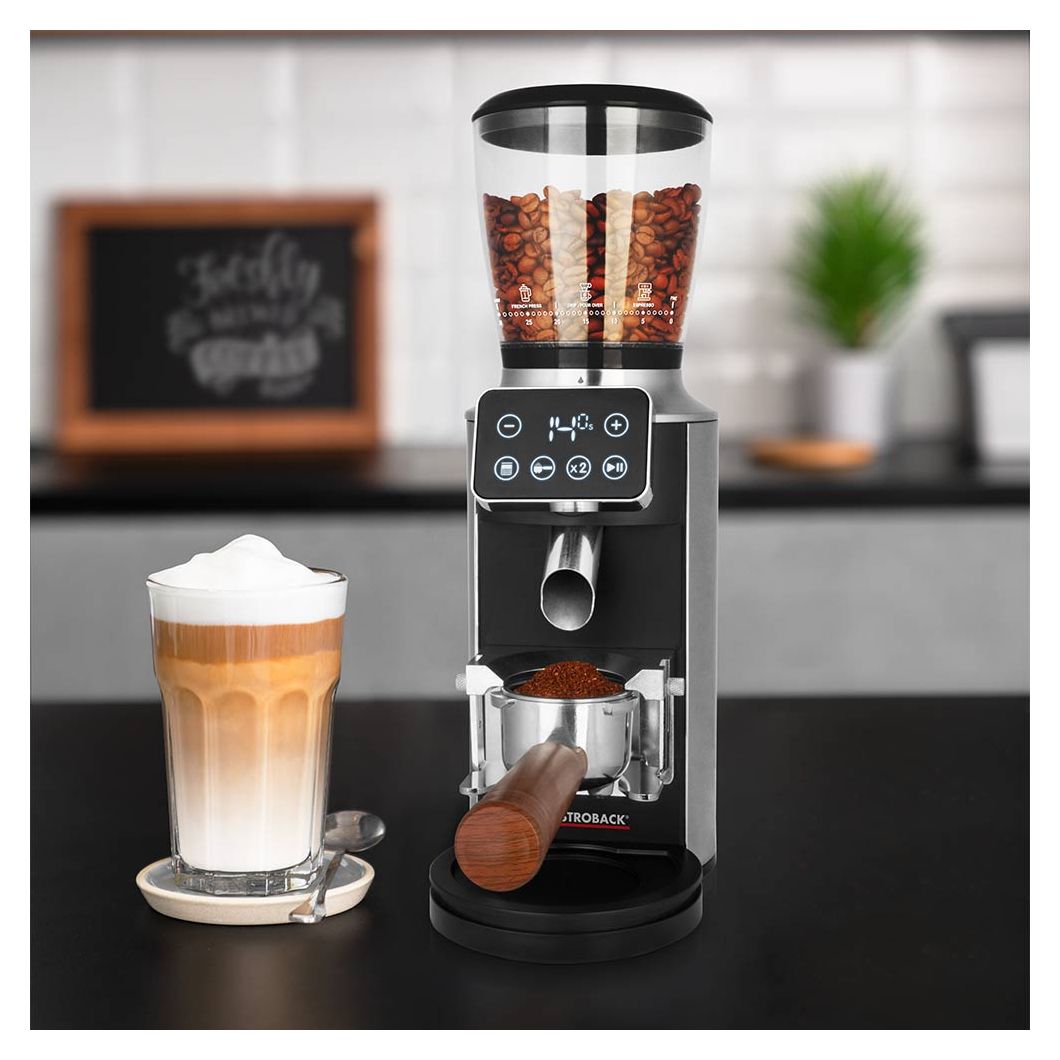 42644 Pro Touch 30 Kaffeemühle für 300 g 150 W (Schwarz, Transparent) 
