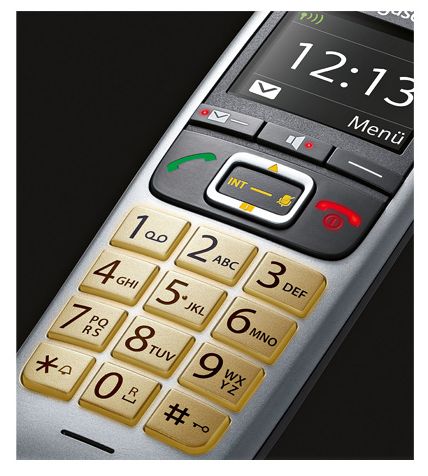 Analoges/DECT-Telefon von expert E560HX Technomarkt Großtastentelefon Gigaset