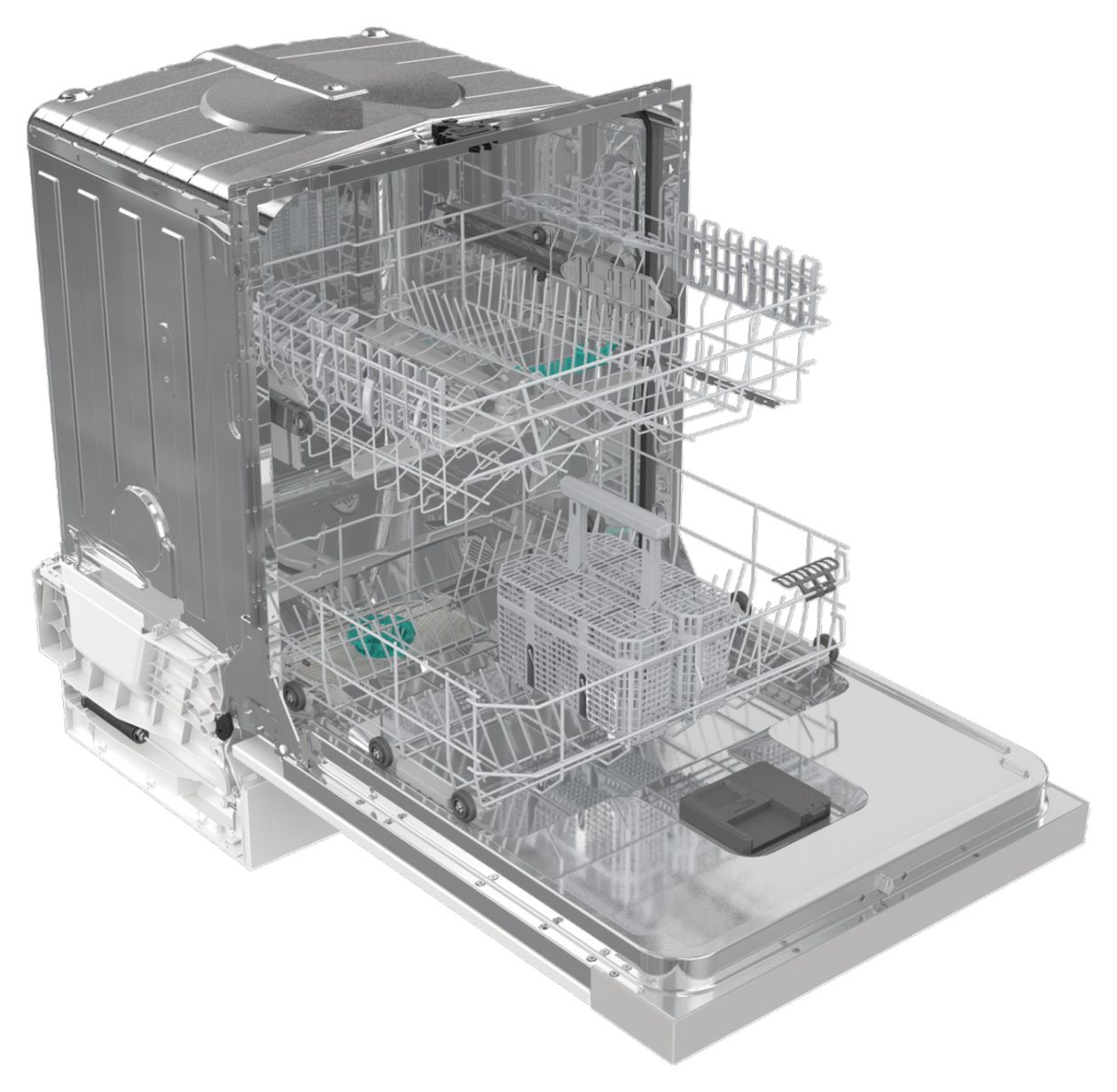 GI642E90X 60 cm Geschirrspüler teilintegriert (ohne Front) Leise 13 Maßgedecke aquaStop Funktion 