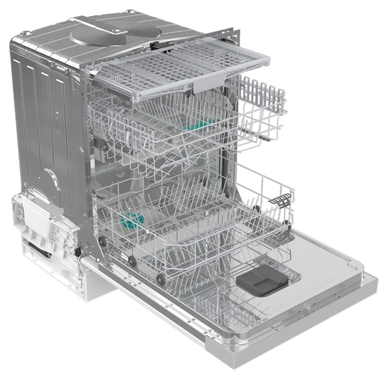 GI643D90X 60 cm Geschirrspüler teilintegriert (ohne Front) Leise 16 Maßgedecke aquaStop Funktion 