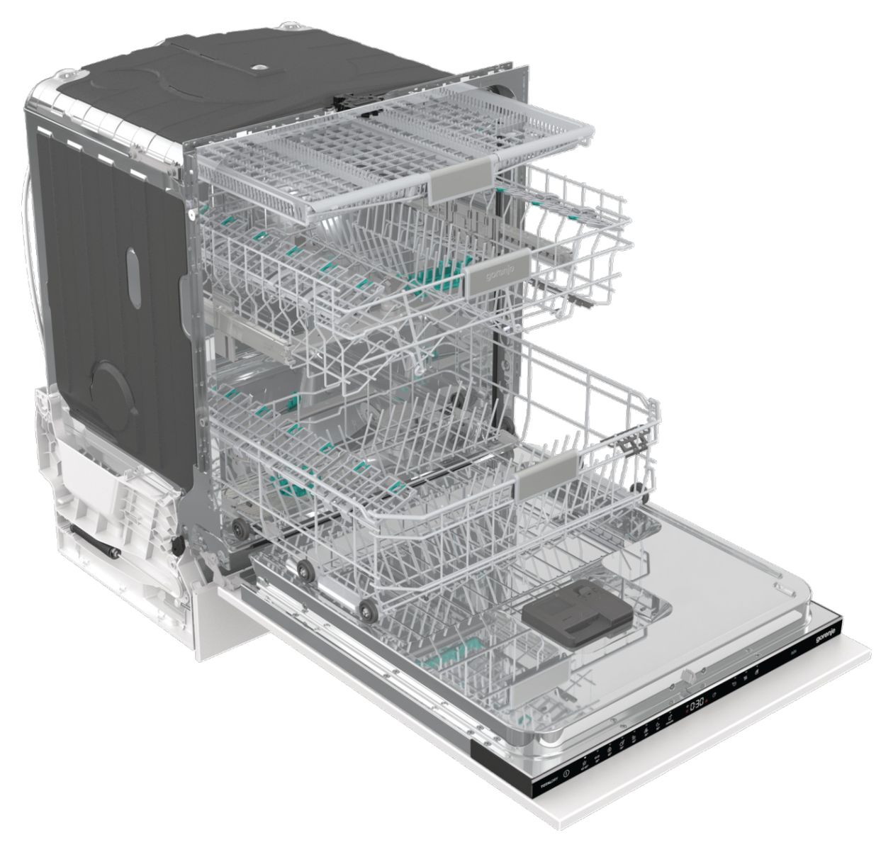 GV673C61 60 cm Geschirrspüler vollintegriert (ohne Front) Sehr leise 16 Maßgedecke aquaStop Funktion 