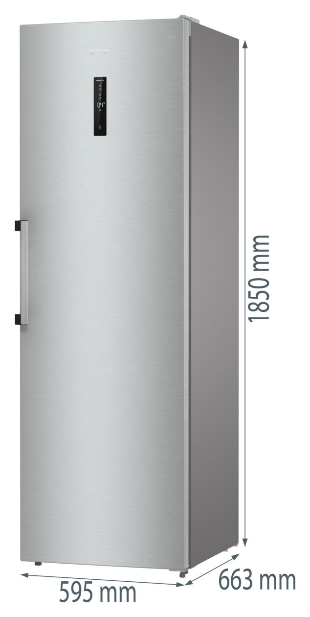 R619DAXL6 398 l / 398 l Kühlschrank freistehend EEK: D 98 kWh Jahr  (Grau) 