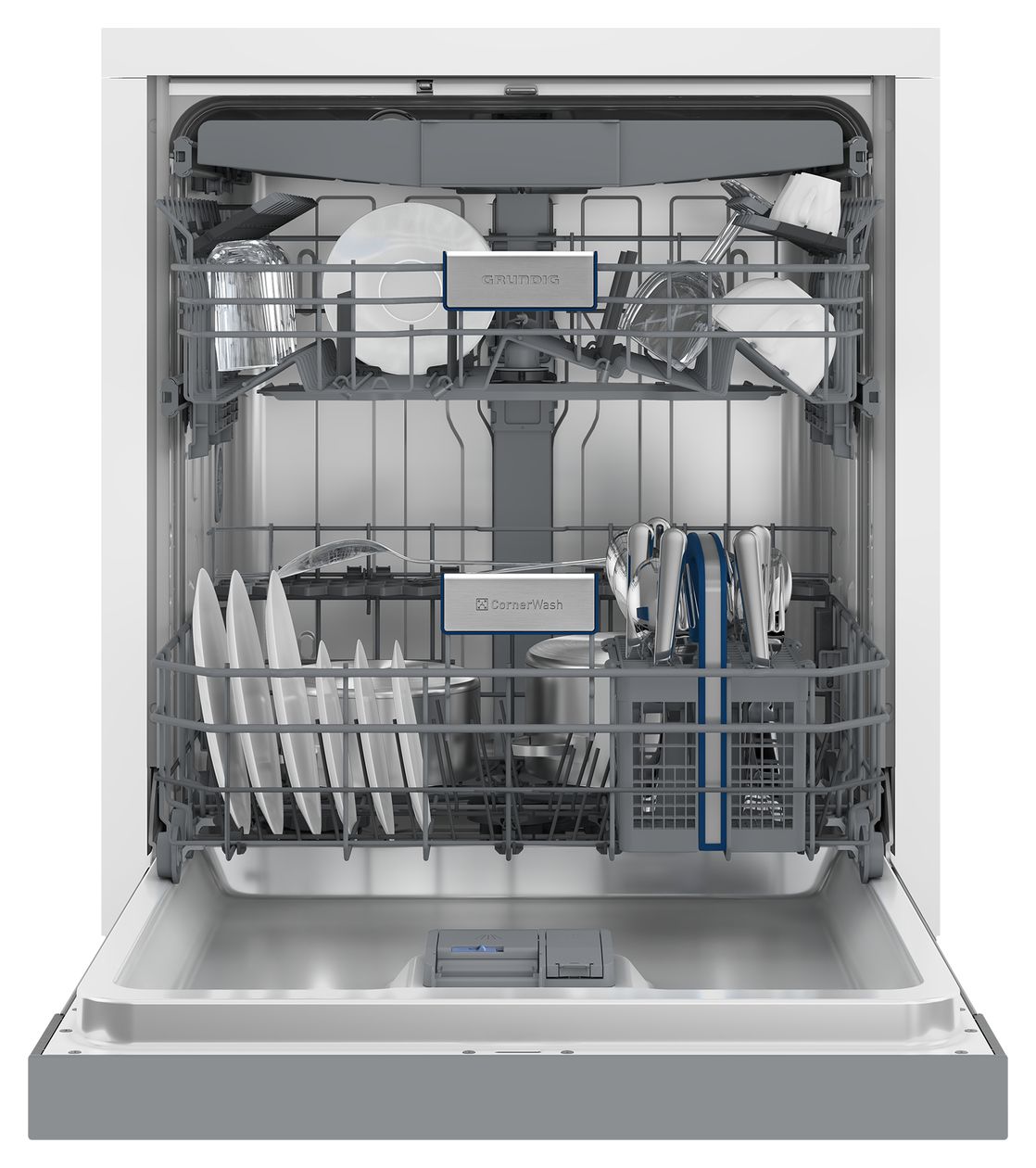 GNSP4630XB 60 cm Geschirrspüler integriert (ohne Front) Sehr leise 16 Maßgedecke Restwärme 