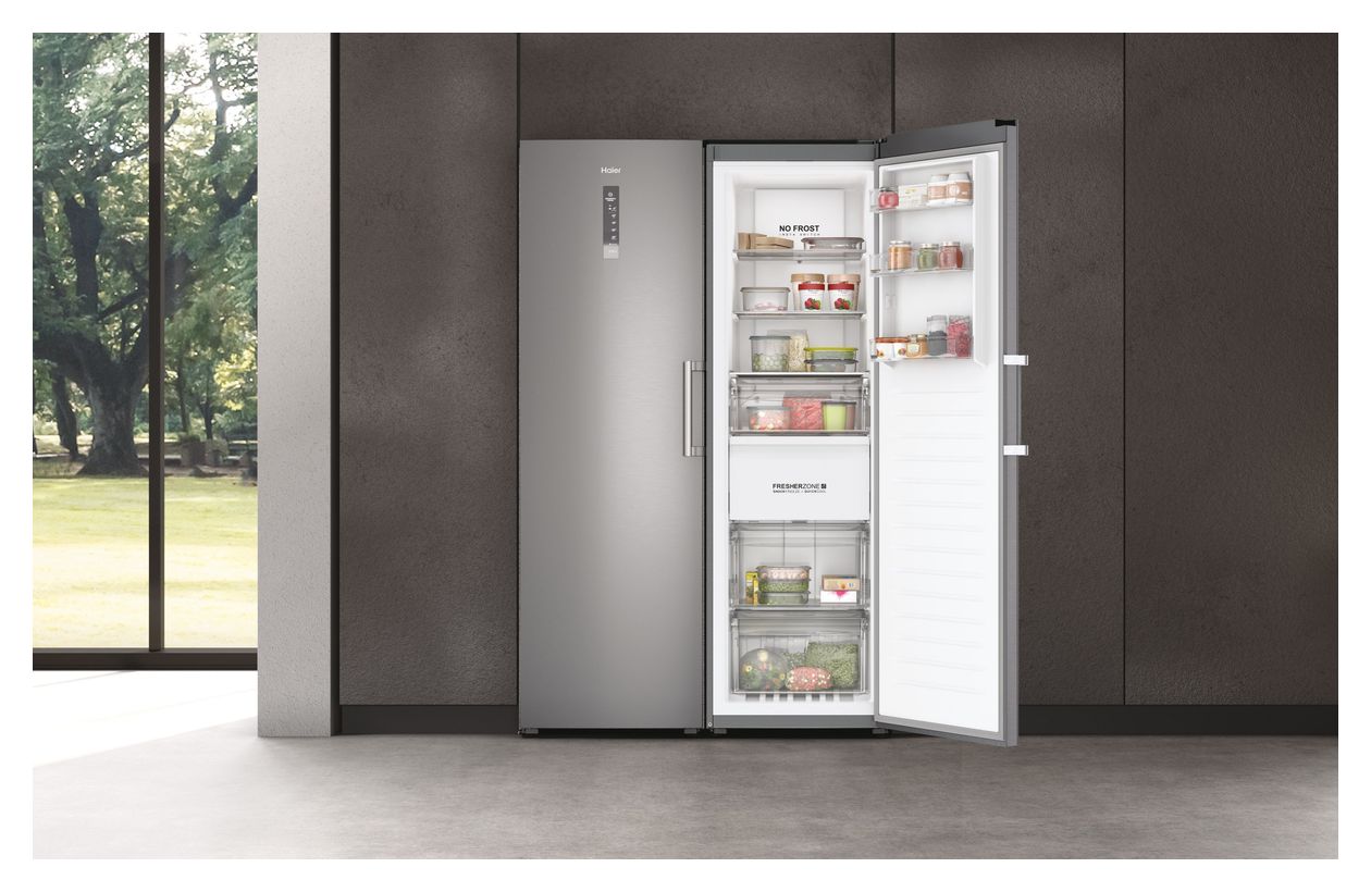 H3F330SEH1 330 l Gefrierschrank 266 kWh Jahr NoFrost  (Grau) 