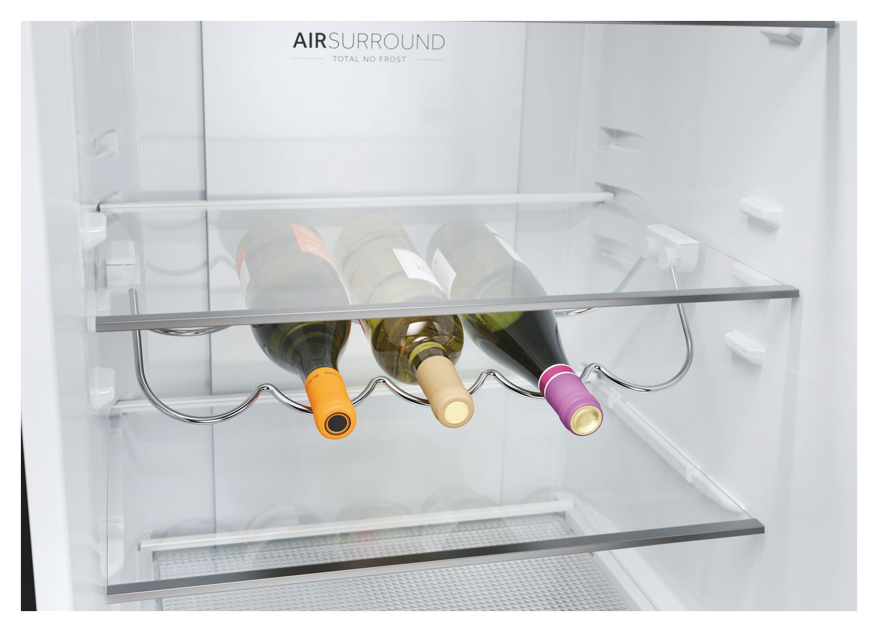 HDW3618DNPB 222 l / 119 l Kühl-Gefrierkombi freistehend NoFrost 204 kWh Jahr  (Schwarz) 