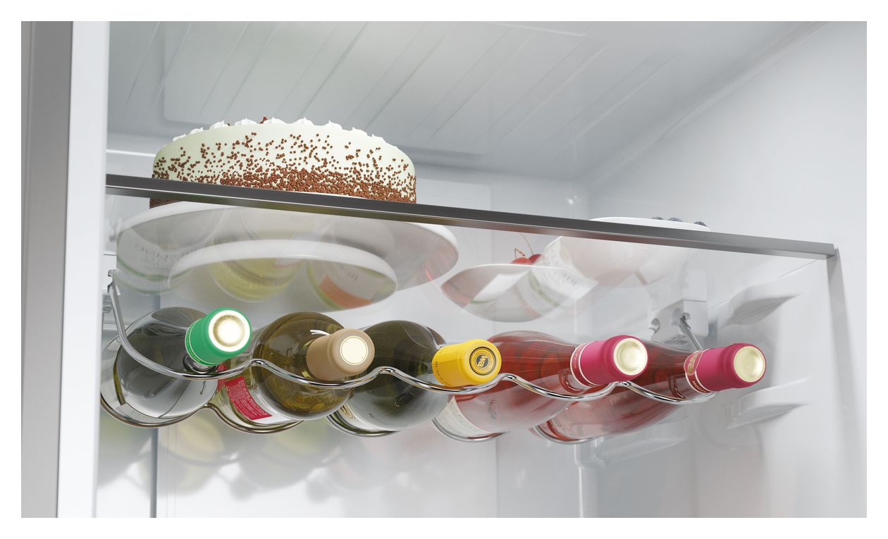 HTW5620DNMG 289 l / 125 l Kühl-Gefrierkombi freistehend NoFrost 226 kWh Jahr  (Silber) 