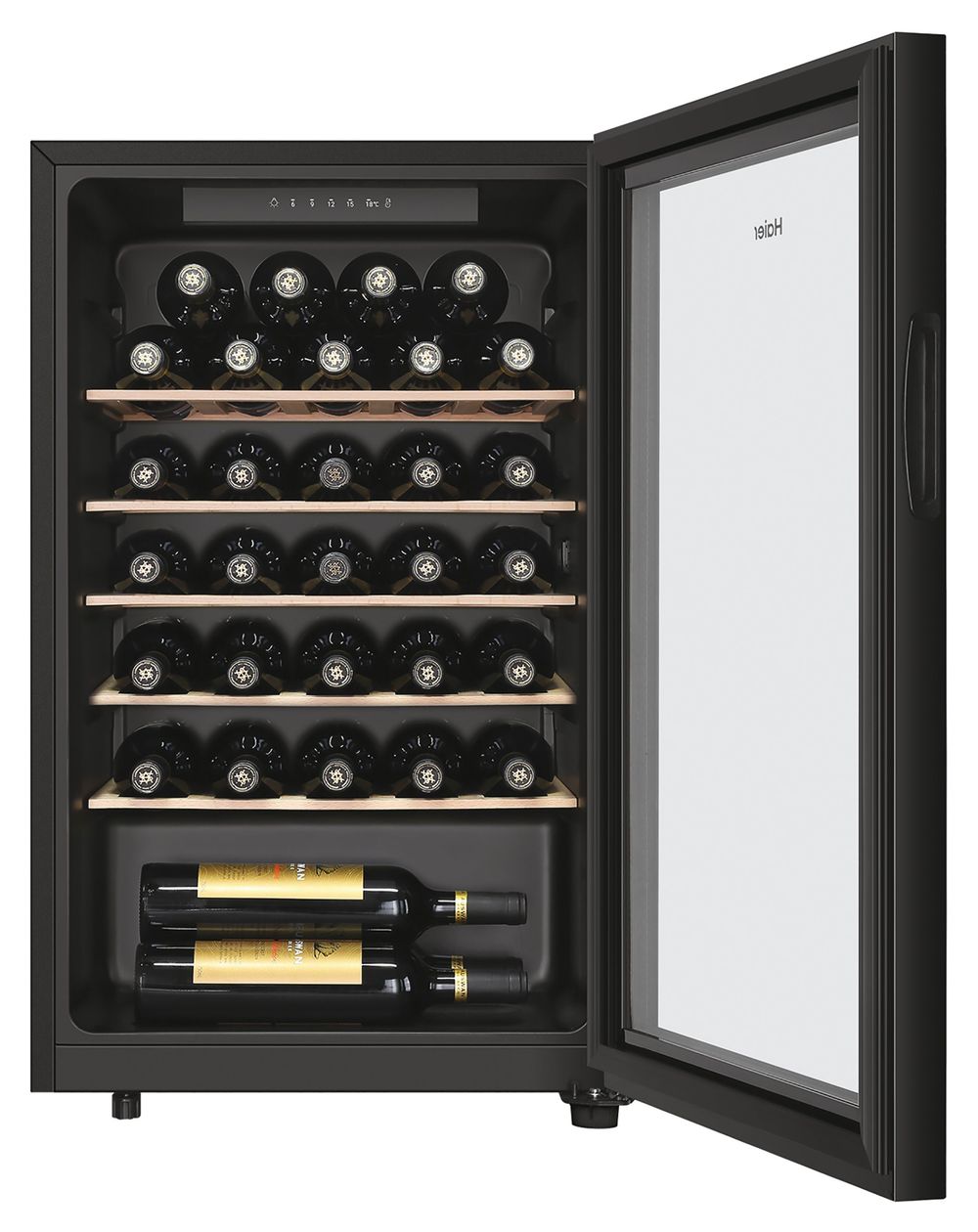 HWS33GG Weinkühler Freistehend EEK: G 1 Zonen 33 Flasche(n) 