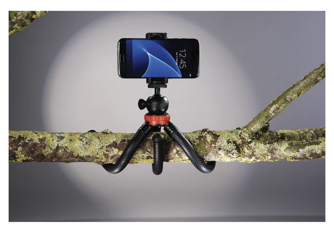 004608 FlexPro 3 Bein(e) Stativ Smartphone-/Action-Kamera  (Schwarz, Rot) 