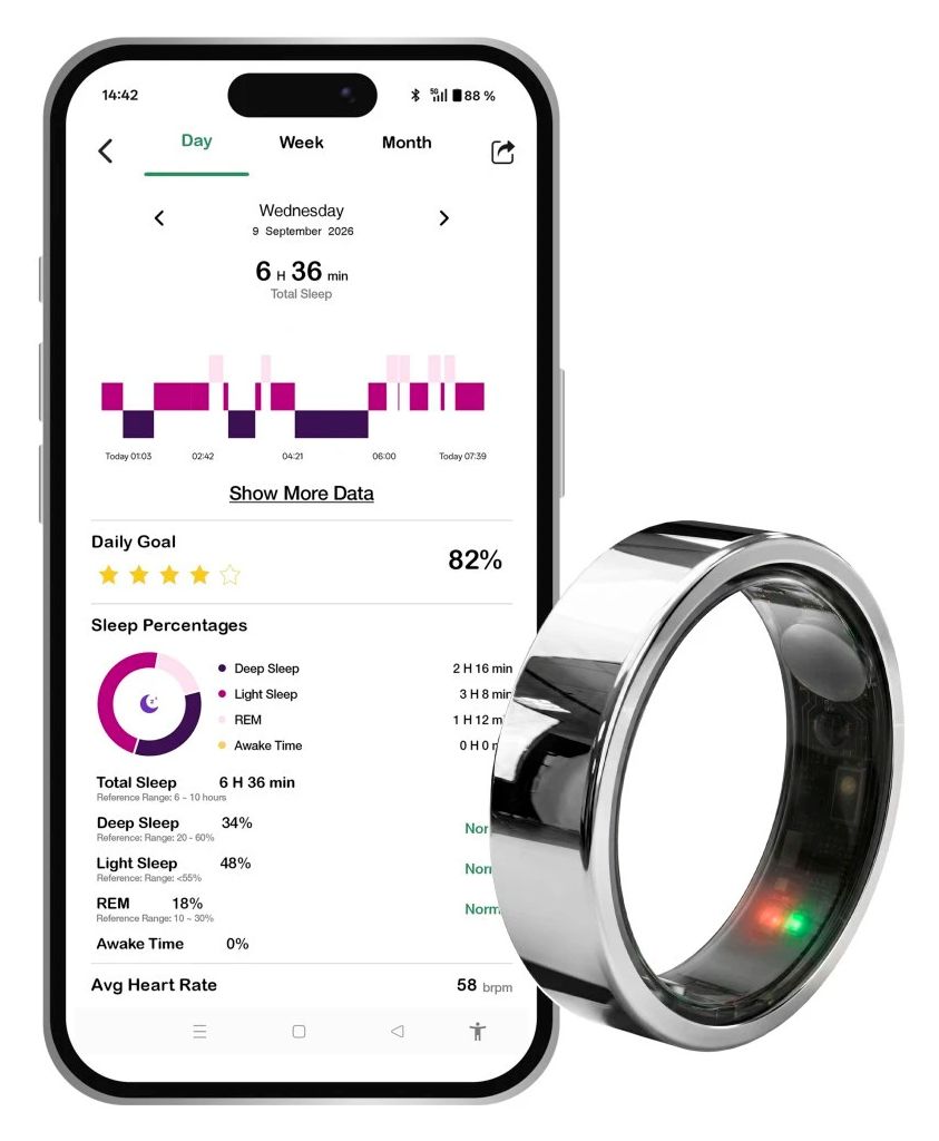 178652 One Smart Ring Größe 10  (Silber) 