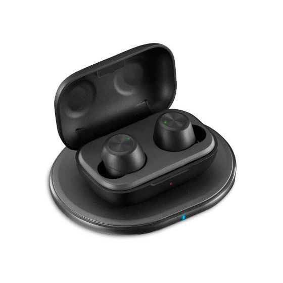 184090 Passion Chop In-Ear Bluetooth Kopfhörer Kabellos TWS 4 h Laufzeit IPX4 USB Typ-C  (Schwarz, Grau) 