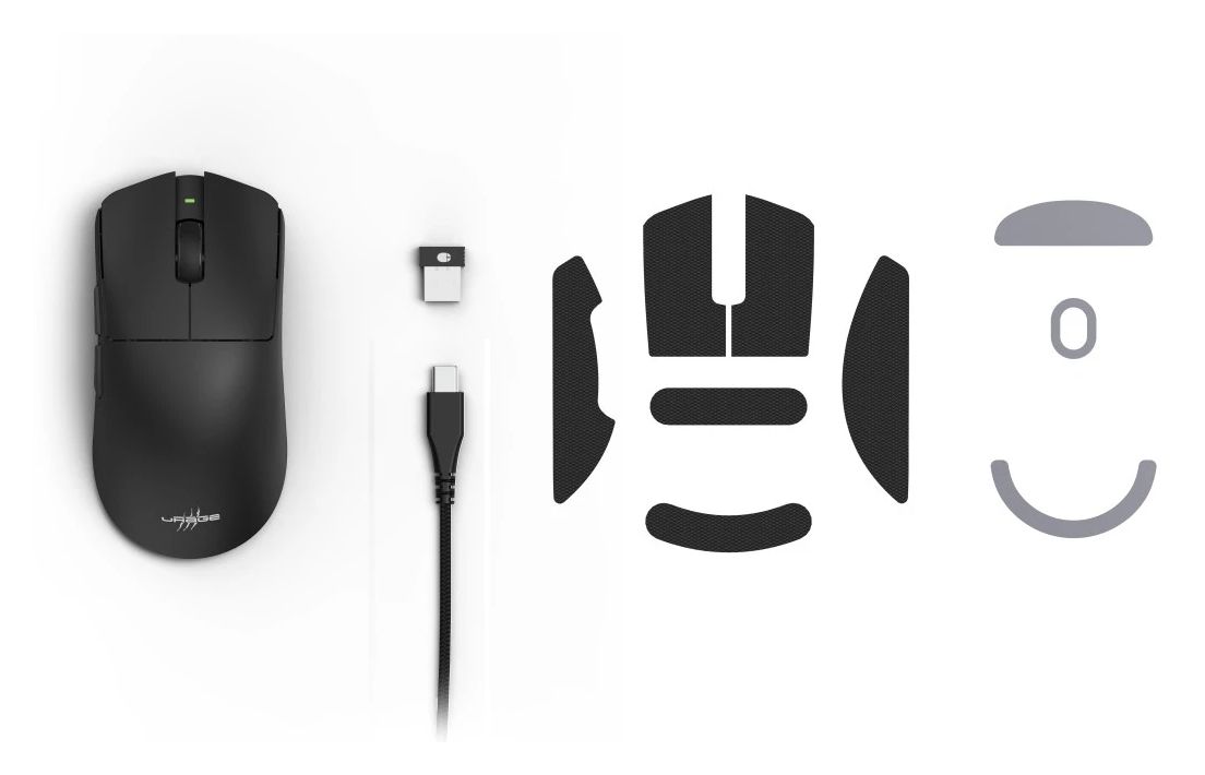 217847 Reaper 820 Wireless 26000 DPI Gaming Maus Optisch  (Schwarz) 