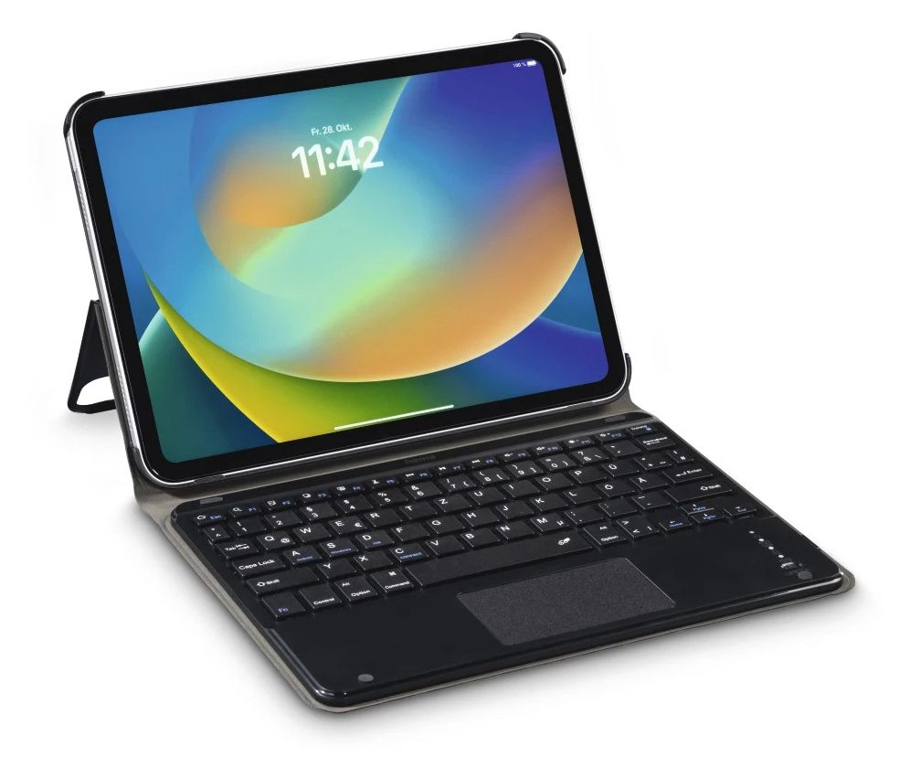 222095 Premium Folio aus Kunststoff für Apple iPad Pro 13" (2024) bis 33 cm (13") Staubresistent, Kratzresistent mit Magnetverschluss (Schwarz) 