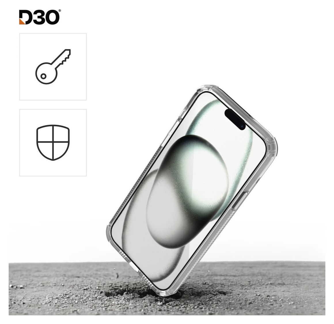 222785 Extreme Protect Klare Bildschirmschutzfolie Glas 10H für  Apple iPhone 16 Schlagfest, Schlagfest, Kratzresistent, Splitterfrei, Schockresistent 