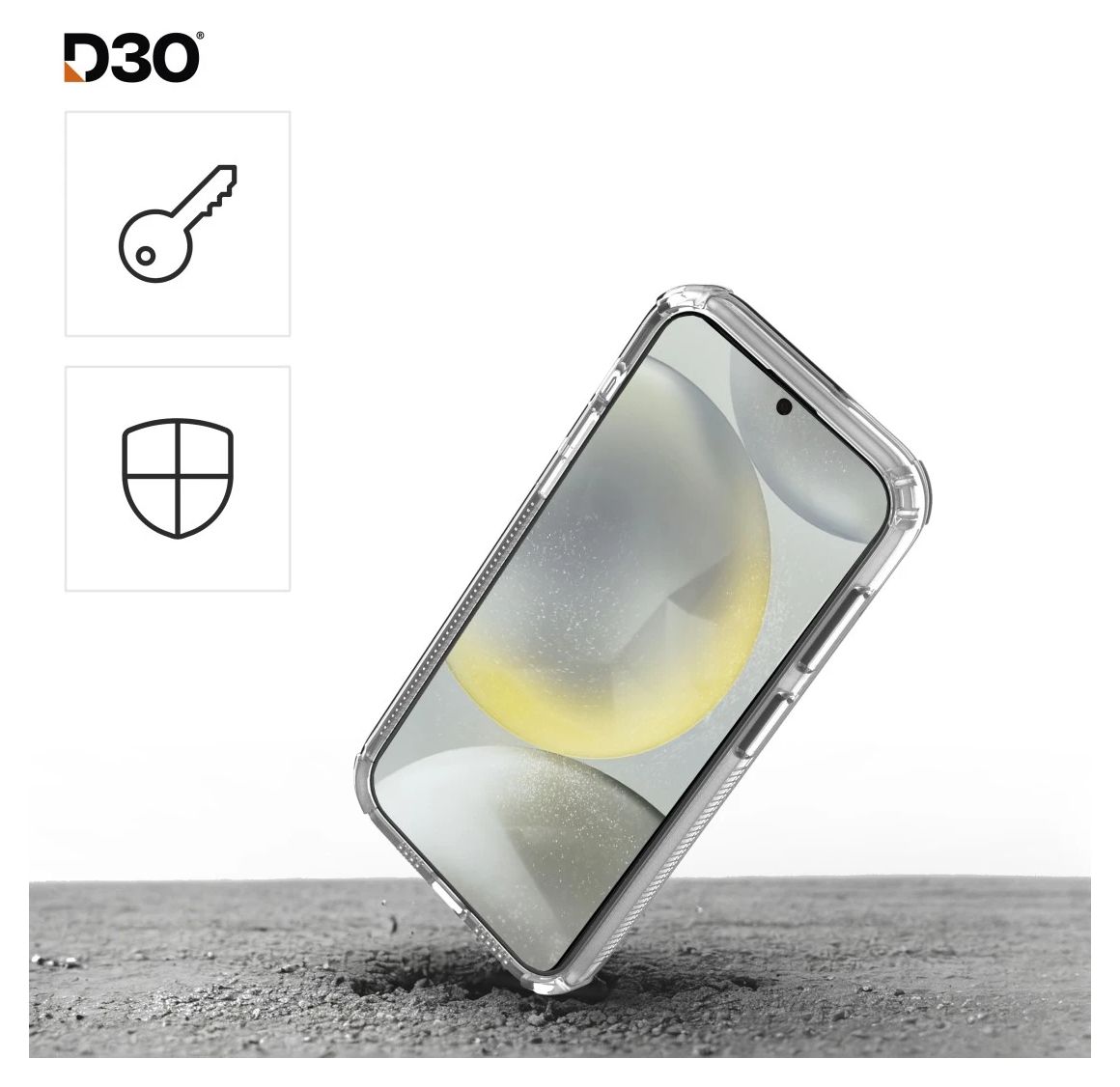 228544 Extreme Protect Klare Bildschirmschutzfolie Glas 10H für  Samsung Galaxy S25 Edge Schlagfest, Schlagfest, Kratzresistent, Splitterfrei, Stoßfest 