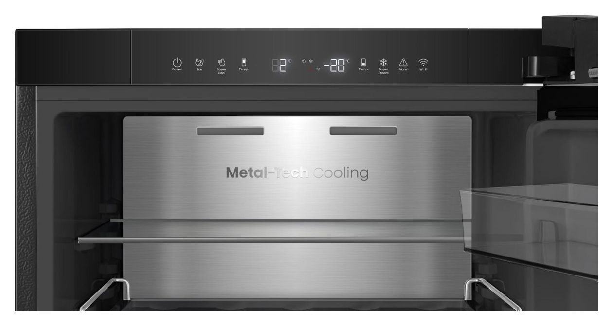 RB5K330GSFC 190 l / 115 l Kühl-Gefrierkombi freistehend NoFrost 165 kWh Jahr  (Schwarz) 
