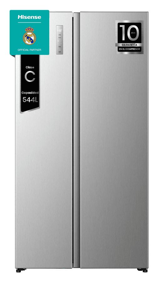 RS3P558NEIC Side-by-Side Kühl-/ Gefrierkombination 347 l / 197 l 204 kWh NoFrost 1786 mm x 911 mm  (Grau, Edelstahl) 