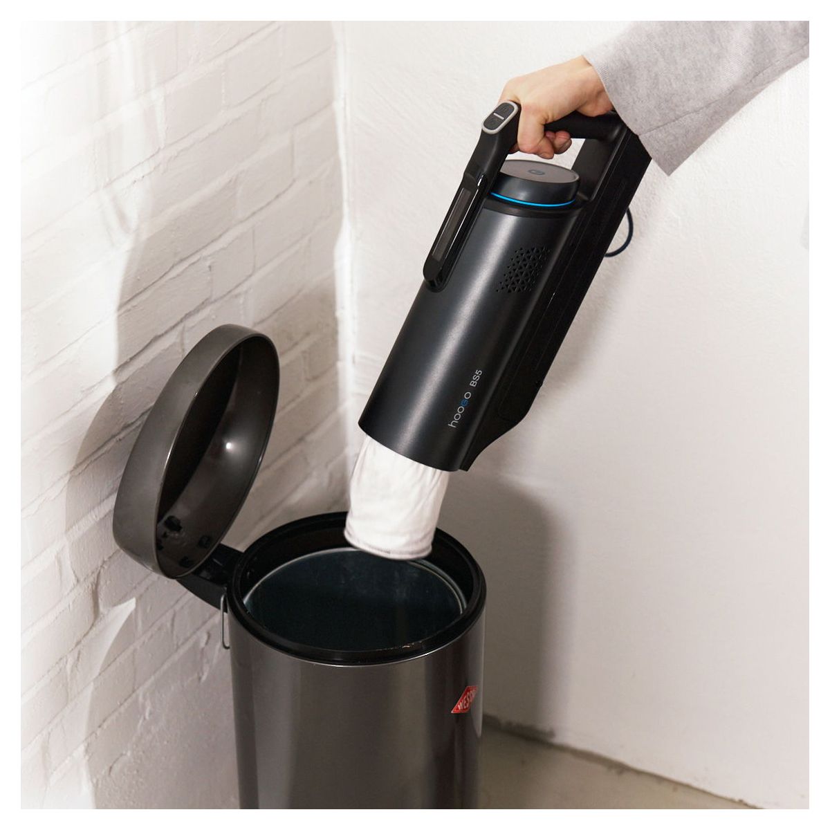 BS5 Handstaubsauger Beutellos bis 60 min Laufzeit 28,8 V HEPA  (Schwarz, Graphit) 