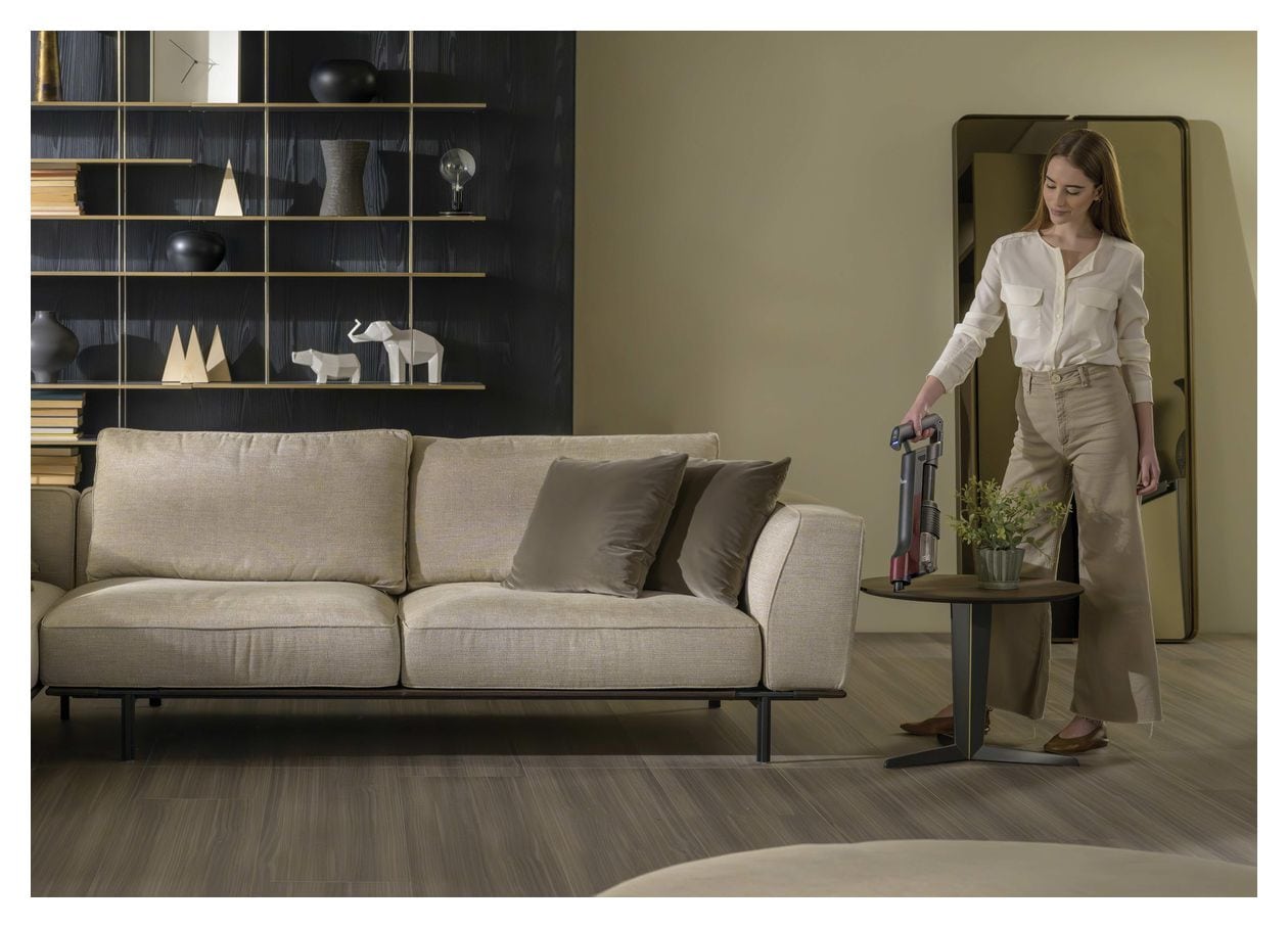 HF201H011 Handstaubsauger Beutellos bis 40 min Laufzeit 14,4 V EPA  (Magenta) 