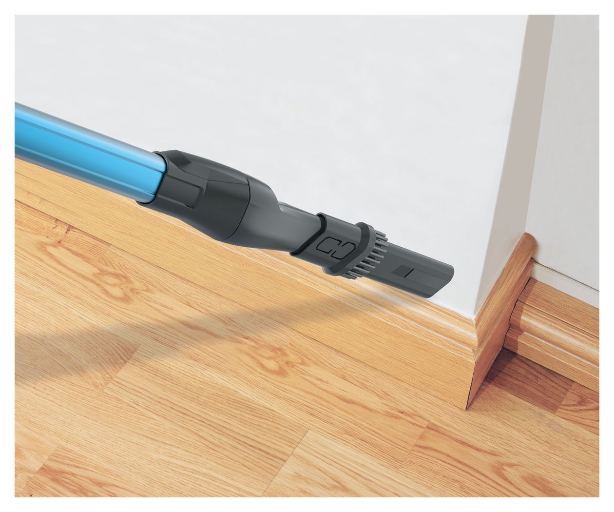 HF322TP011 Handstaubsauger Beutellos bis 40 min Laufzeit 22 V Stoff  (Grau) 