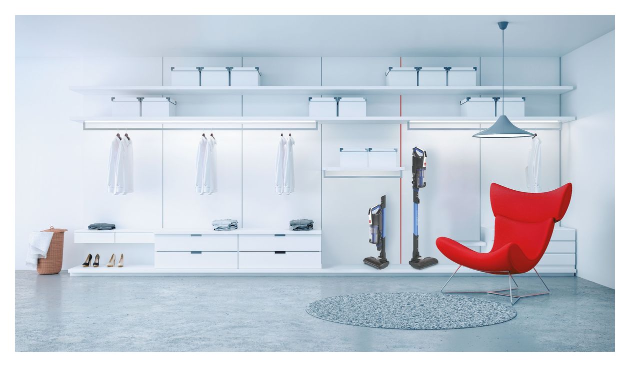 HF522STPE011 Handstaubsauger Beutellos bis 90 min Laufzeit 22 V Micro  (Schwarz, Blau) 