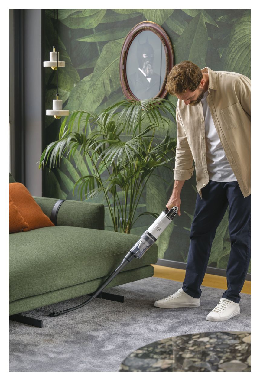 HFX20H011 Handstaubsauger Beutellos bis 60 min Laufzeit 21,6 V EPA  (Weiß) 