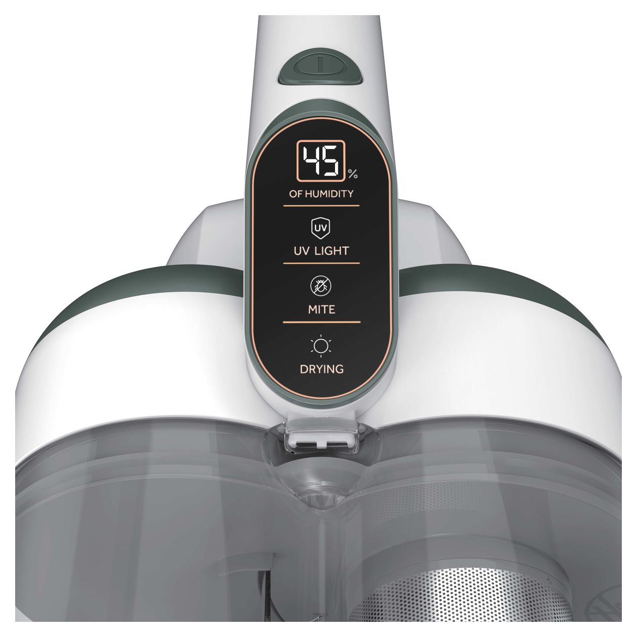 HMC510UV Milbensauger Handstaubsauger Beutellos Schaum  (Salbei, Weiß) 