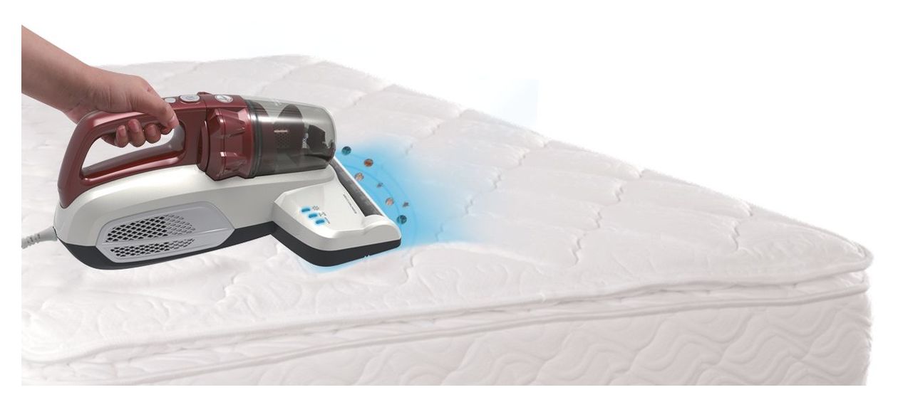 MBC500UV Milbensauger Handstaubsauger Beutellos  (Rot) 