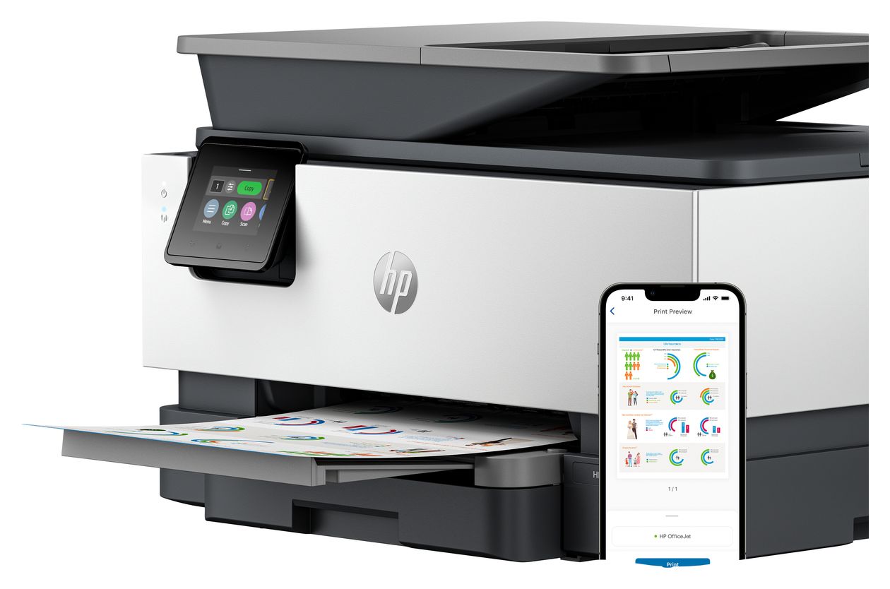 OfficeJet Pro 9120e All in One A4 Thermal Inkjet Drucker 4800 x 1200 DPI 