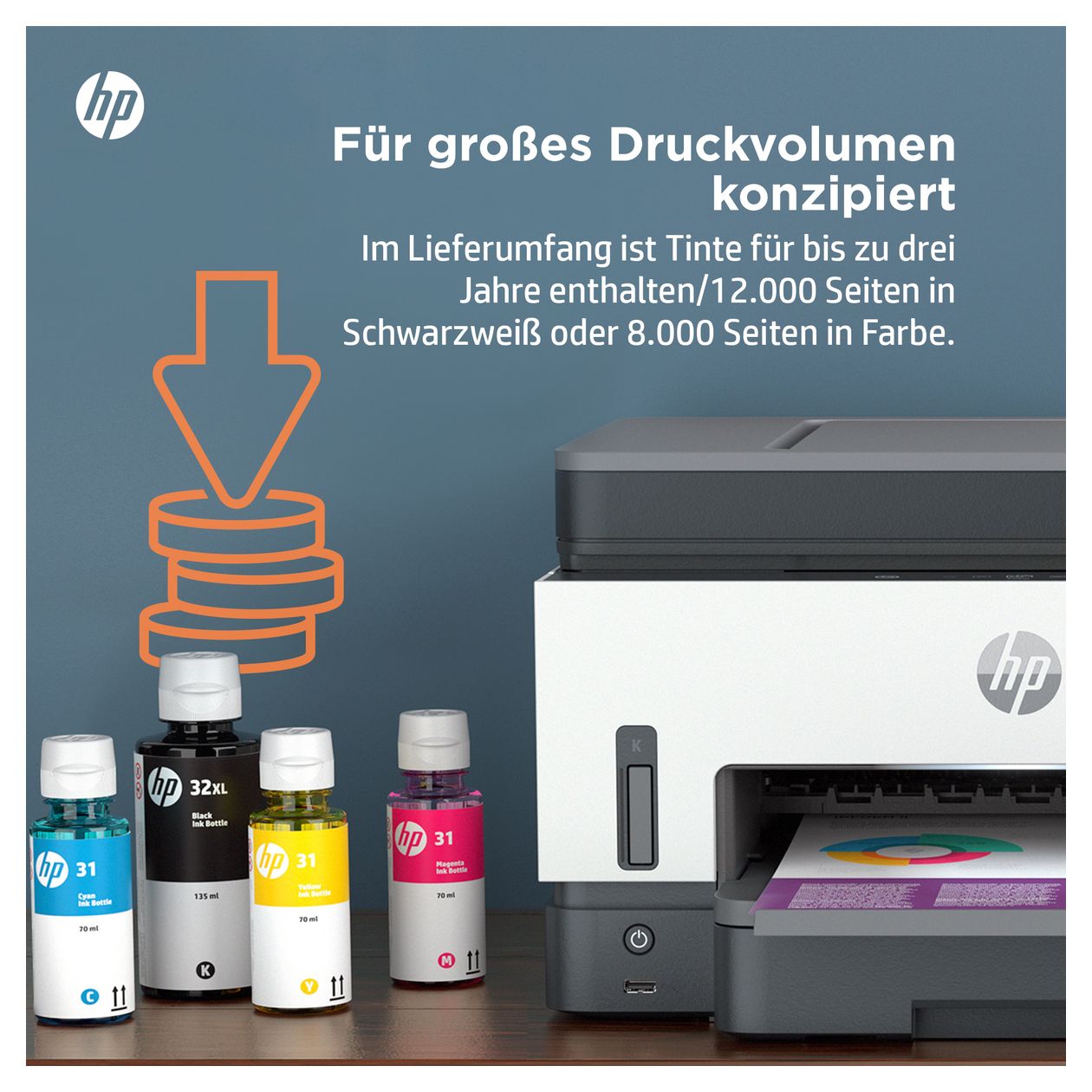 Smart Tank 7605 All in One A4 Thermal Inkjet Drucker 4800 x 1200 DPI 