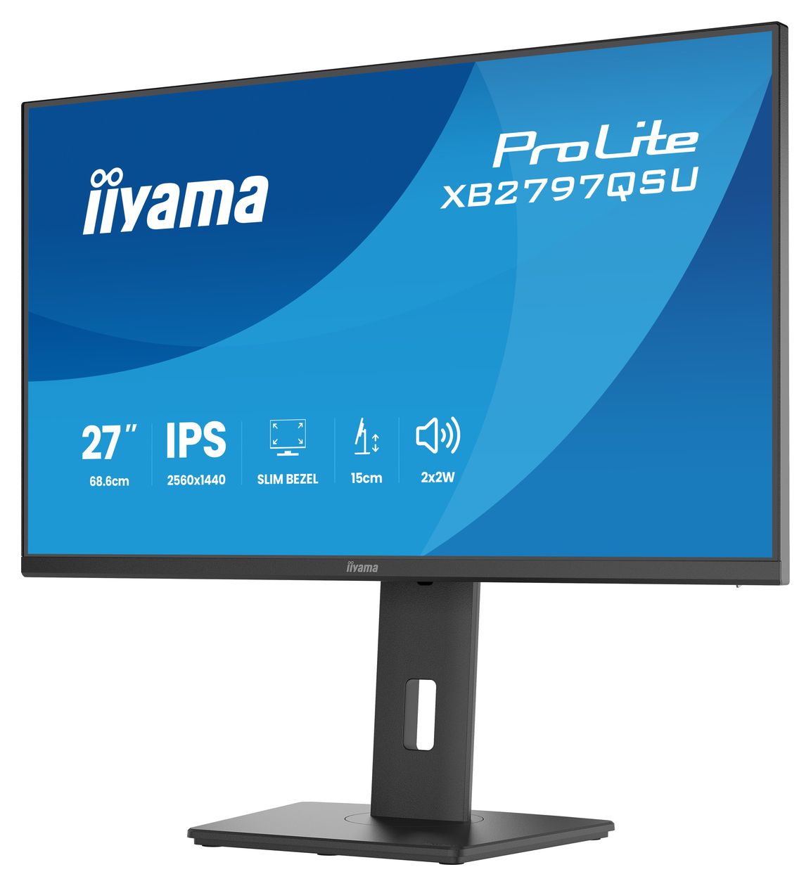 ProLite XB2797QSU-B1 Quad HD Monitor 68,6 cm (27 Zoll) 16:9 1 ms 350 cd/m²  (Schwarz) 