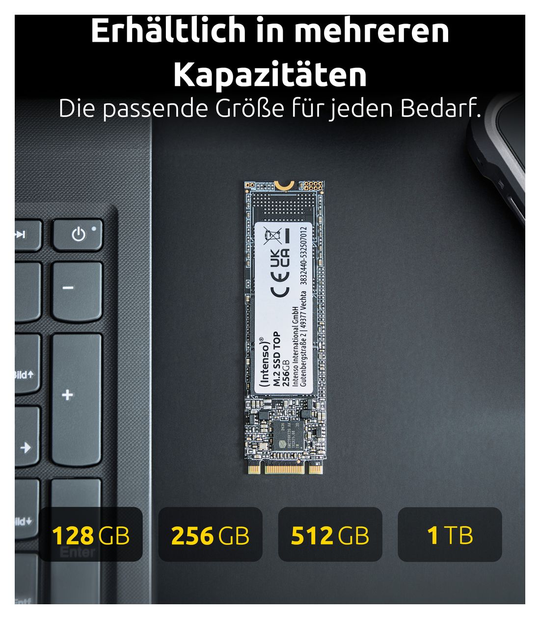 Top 512 GB SSD Serial ATA III M.2  (Grün) 