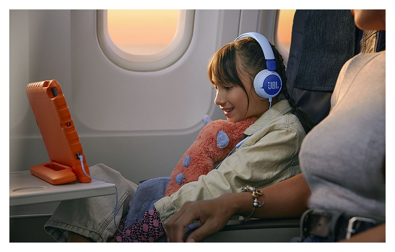 Junior 320 Ohraufliegender Kopfhörer Kabelgebunden  (Blau) 