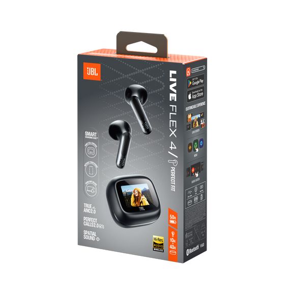 Live Flex 4 In-Ear Bluetooth Kopfhörer kabellos IP54  (Schwarz) 