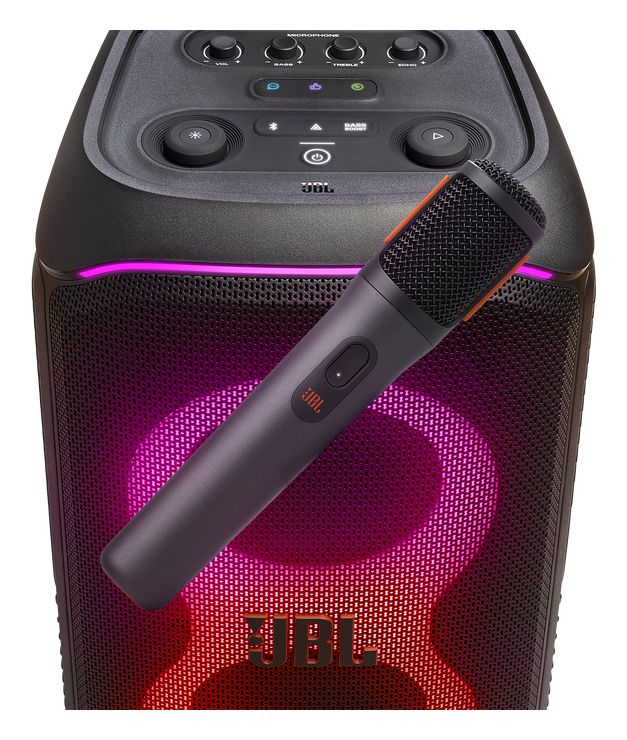 PartyBox kabellos Microphone set  (Schwarz) 