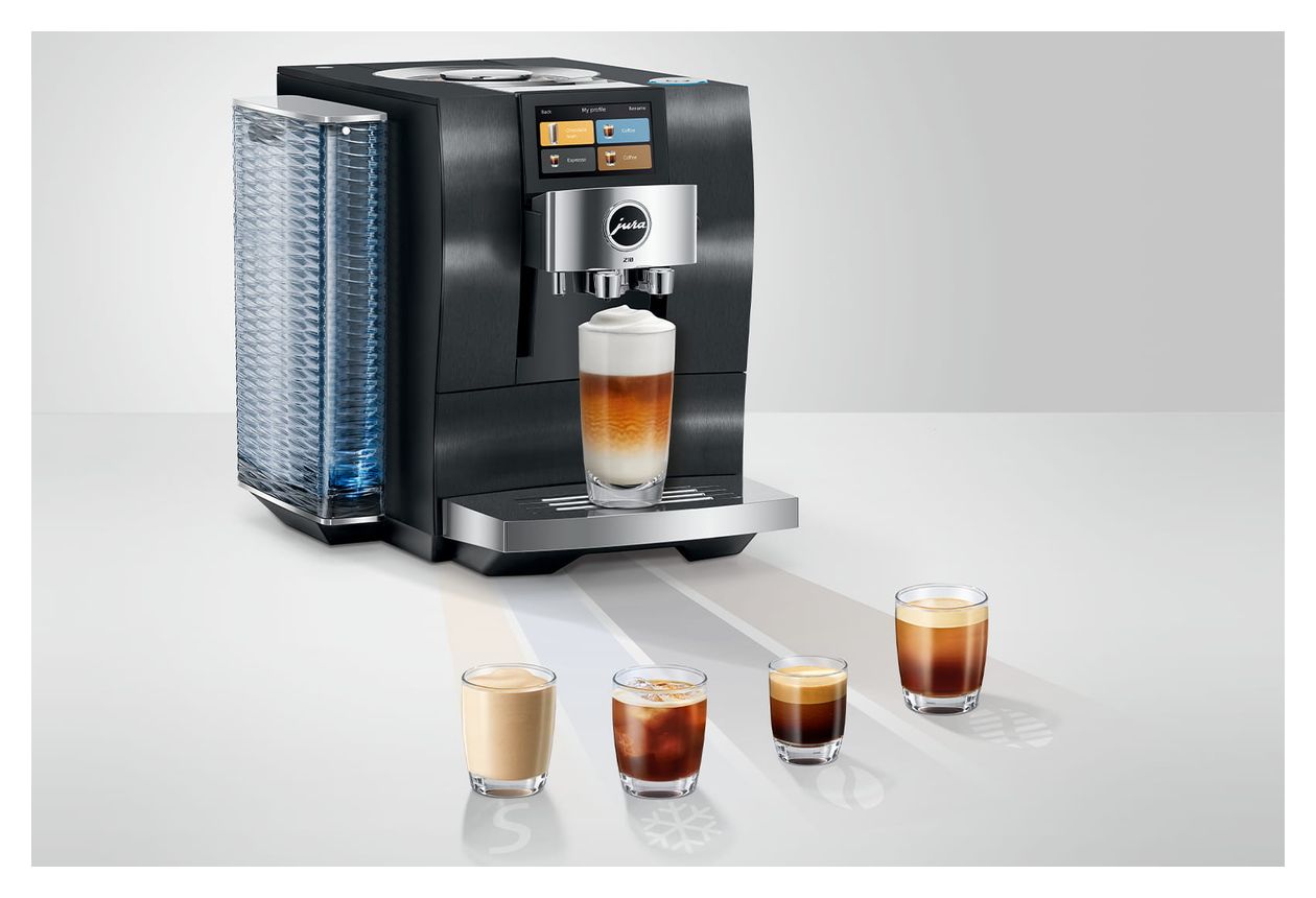Z10 Kaffeevollautomat 15 bar 2,4 l AutoClean  (Aluminium, Schwarz) 
