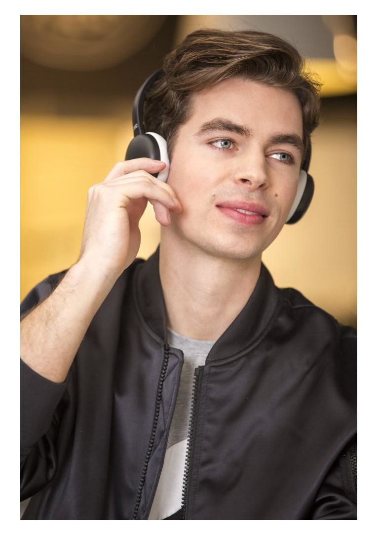 HA-S20BT-B-E Ohraufliegender Bluetooth Kopfhörer kabellos 11 h Laufzeit  (Schwarz) 