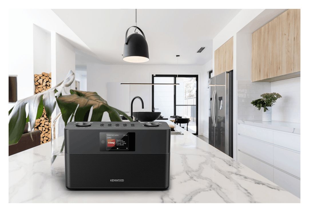 CR-ST100S-B Bluetooth DAB+, FM Radio Internet  (Schwarz) 