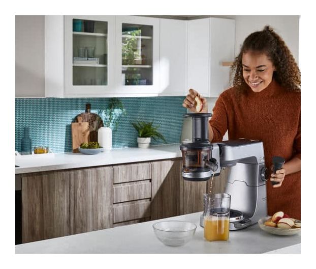 KAX720PL Slow Juicer Aufsatz für Classic KM330 kMix KMX754 Chef KVC3100 Chef XL KVL4100 Premier KMC510 Premier Major KMM770 Chef Sense KVC50 Chef XL Sense KVL6 Chef XL Elite KVL6300 Chef XL Titanium KVL8300 Titanium Major KMM025 Cooking Chef KCC9040 