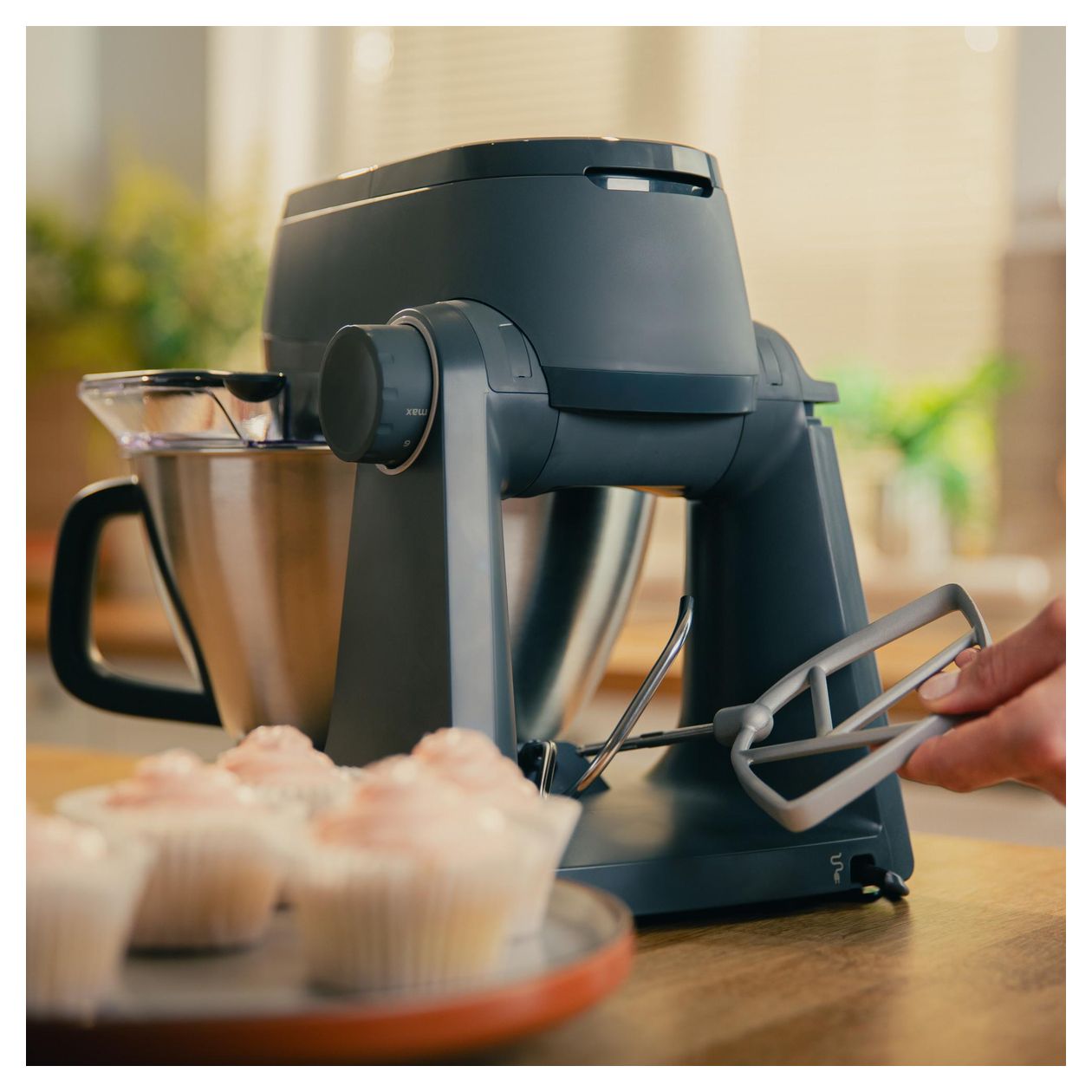 KHC30.070GY Multi Tasker 1000 W Küchenmaschine 4,3 l  (Edelstahl, Grau) 