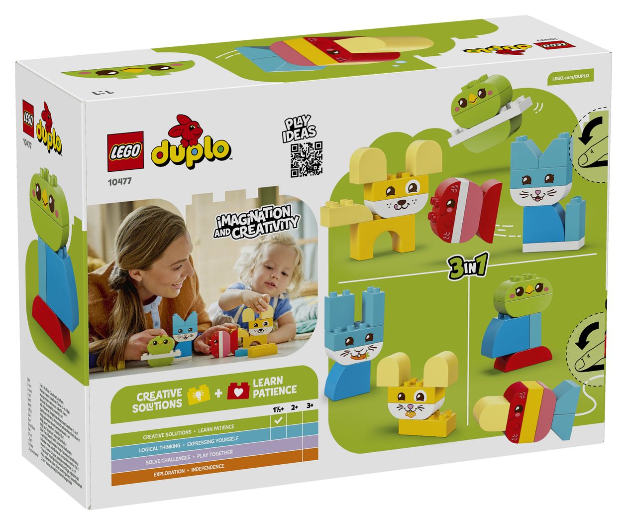 3-in-1 Kreative Tiere 