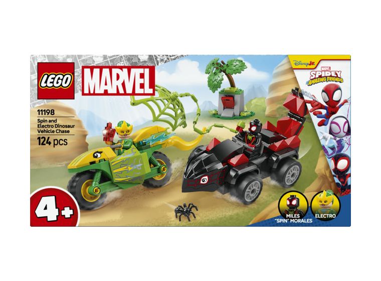 Actionspaß mit Spin und Electro in ihren Dino-Flitzern 