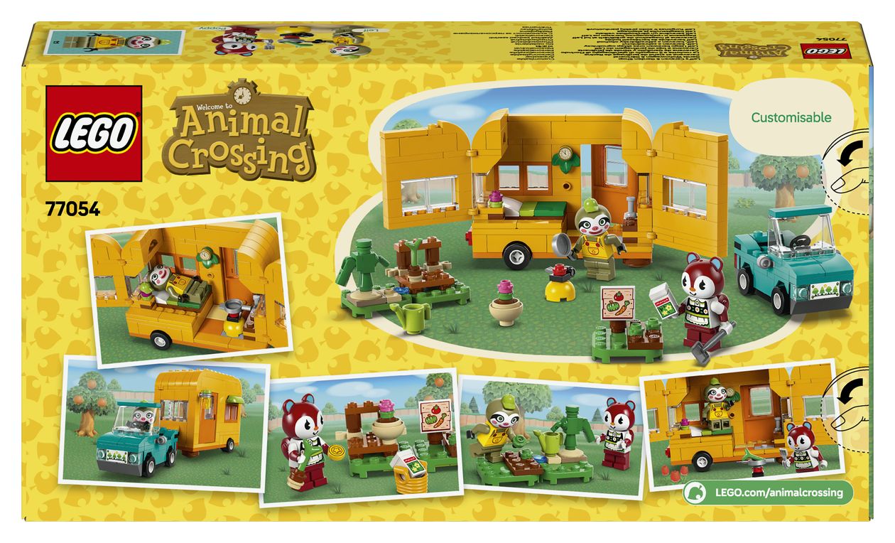 Animal Crossing Gerds Wohnwagen und Gärtnerei Bauset 263 Teile  (Mehrfarbig) 