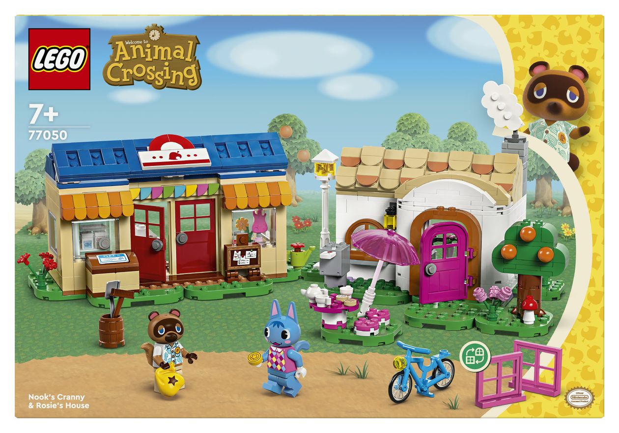 Animal Crossing Nooks Laden und Sophies Haus Bauset 535 Teile  (Mehrfarbig) 