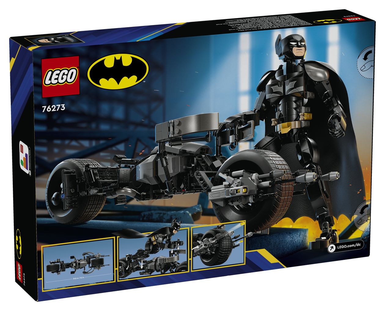 BatmanTM Baufigur mit dem Batpod 