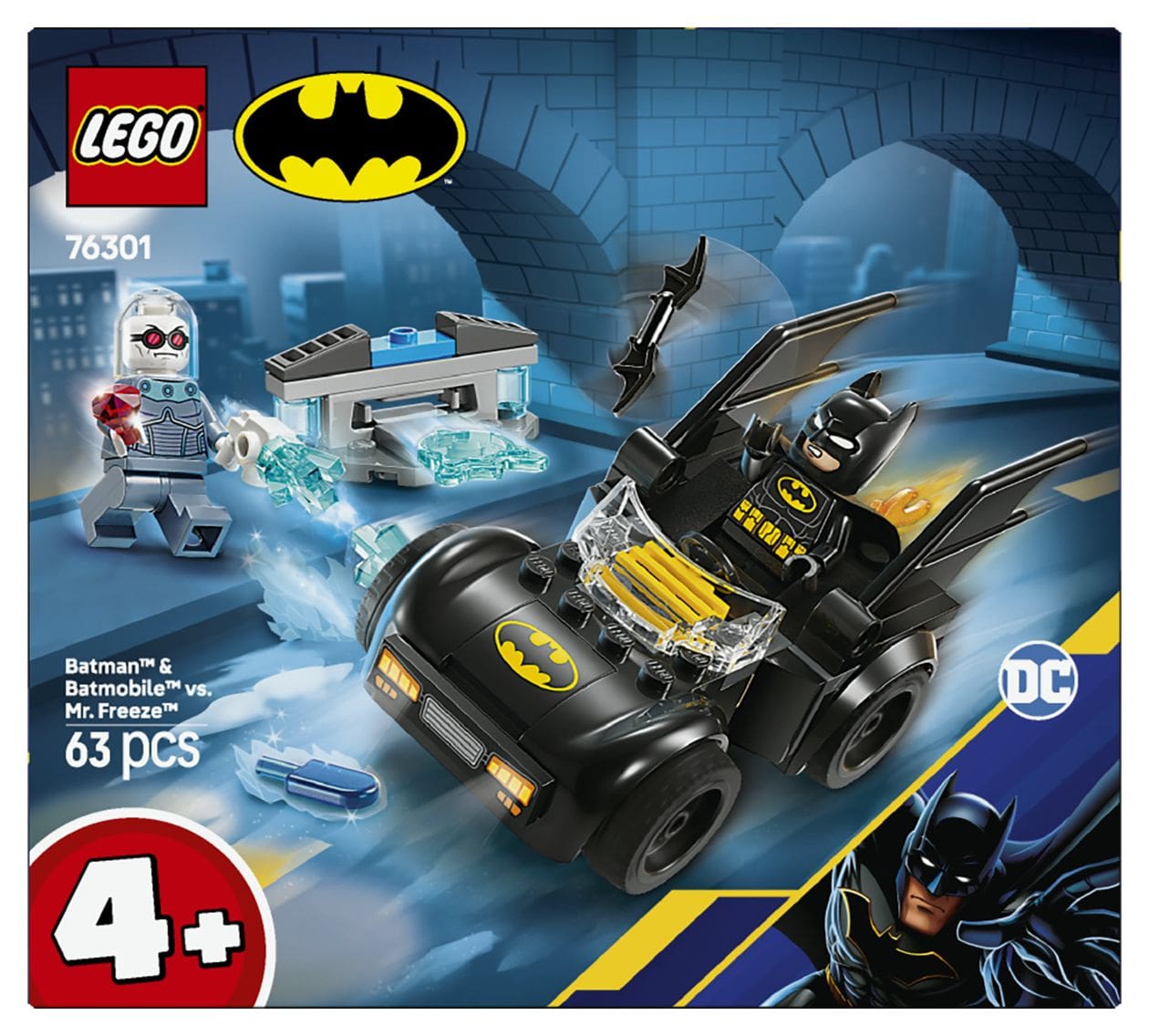 BatmanTM & BatmobilTM vs. Mr. FreezeTM 